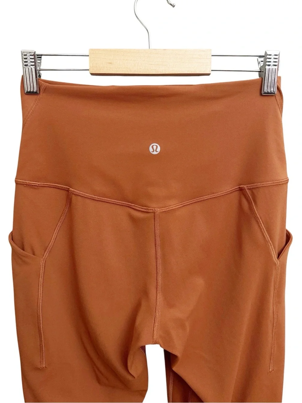 Lululemon Align High Rise Pants with Pockets Leggings Sable Orange